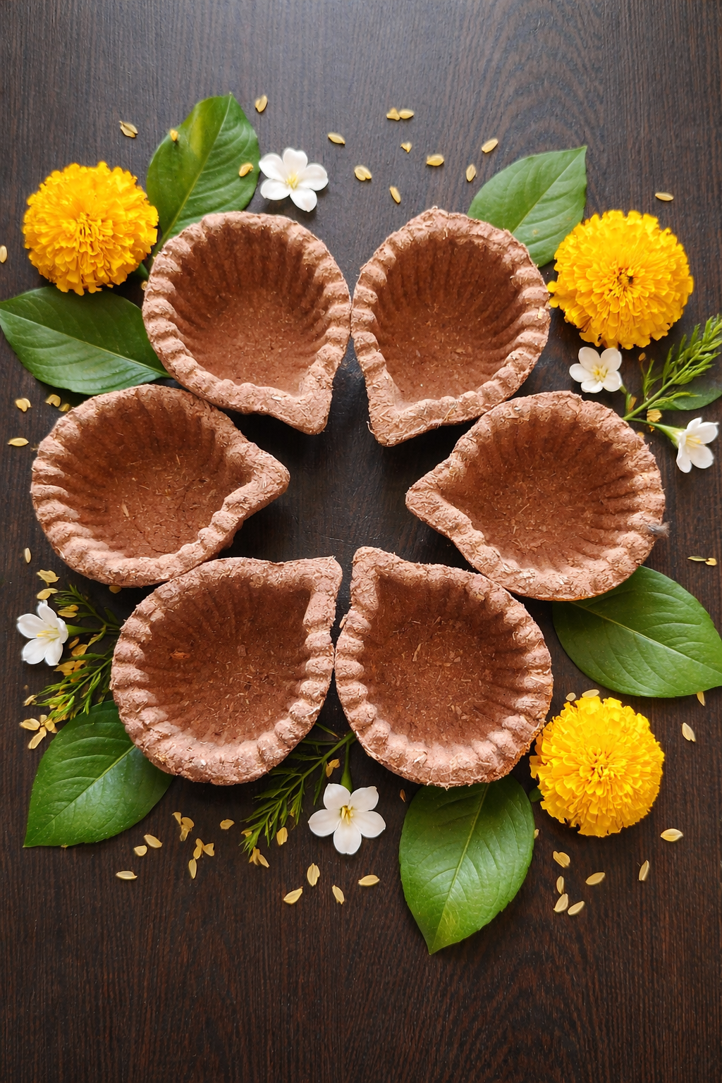 Handcrafted Clay Diyas